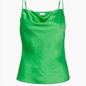 SOLD Aritzia Wilfred Allusion Camisole in Gloss Green